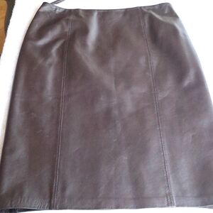 LAFAYETTE 148 NEW YORK LEATHER SKIRT SIZE 4